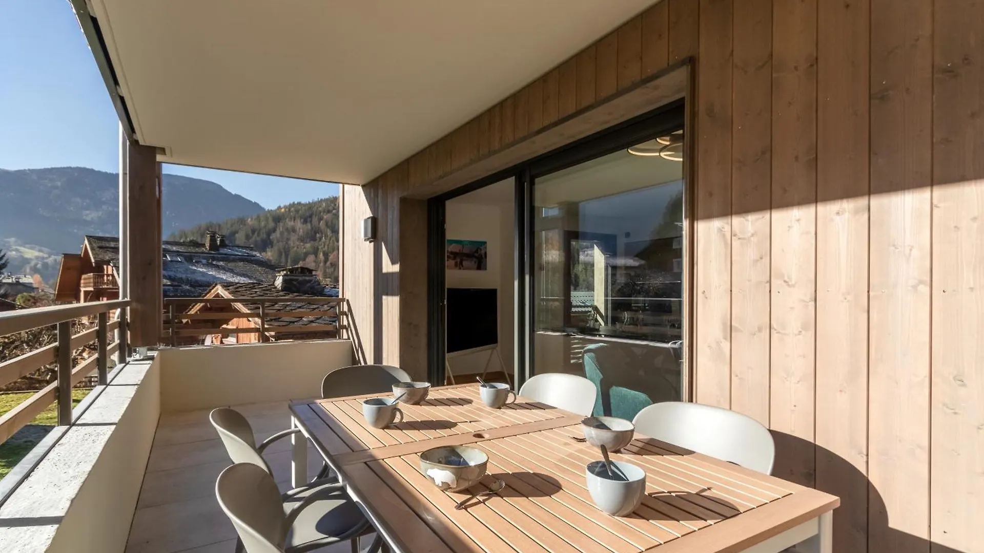 Les Cosmiques - Grande Terrasse - Vue Mont Blanc Apartment Les Houches