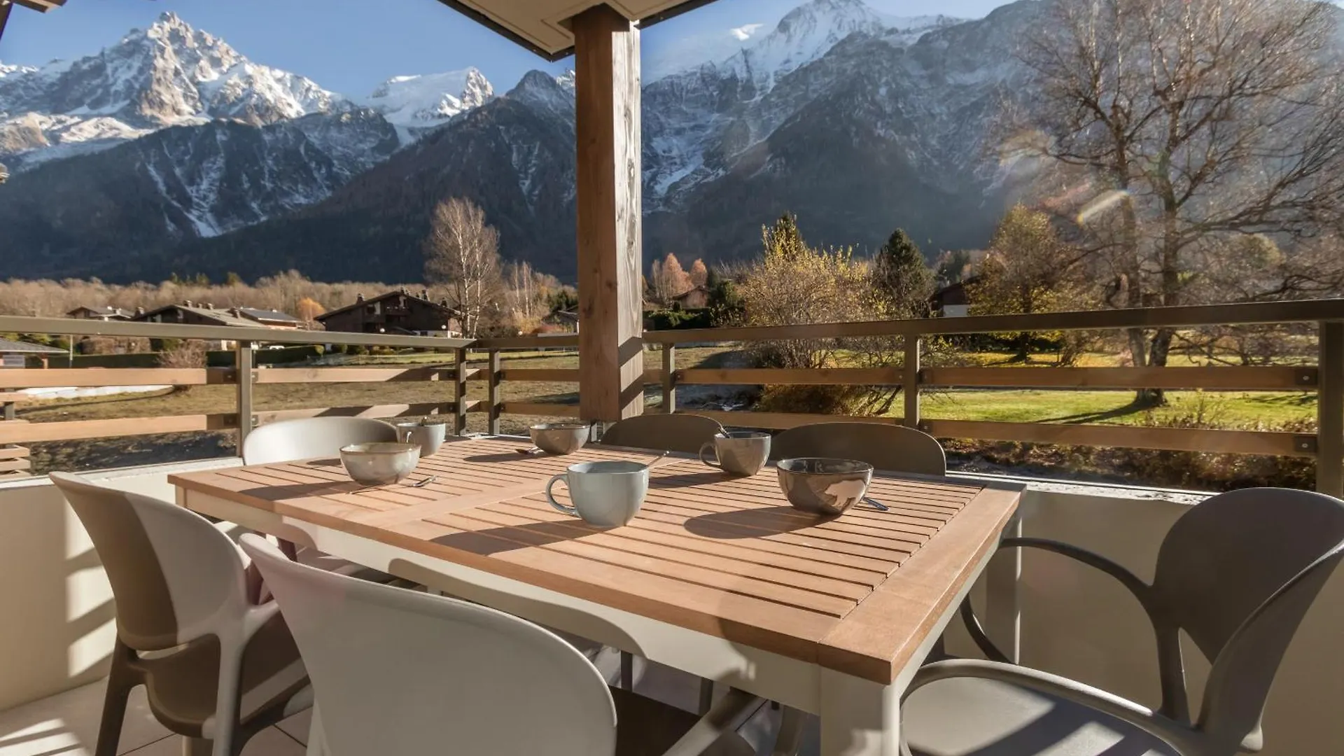 Les Cosmiques - Grande Terrasse - Vue Mont Blanc Apartment Les Houches