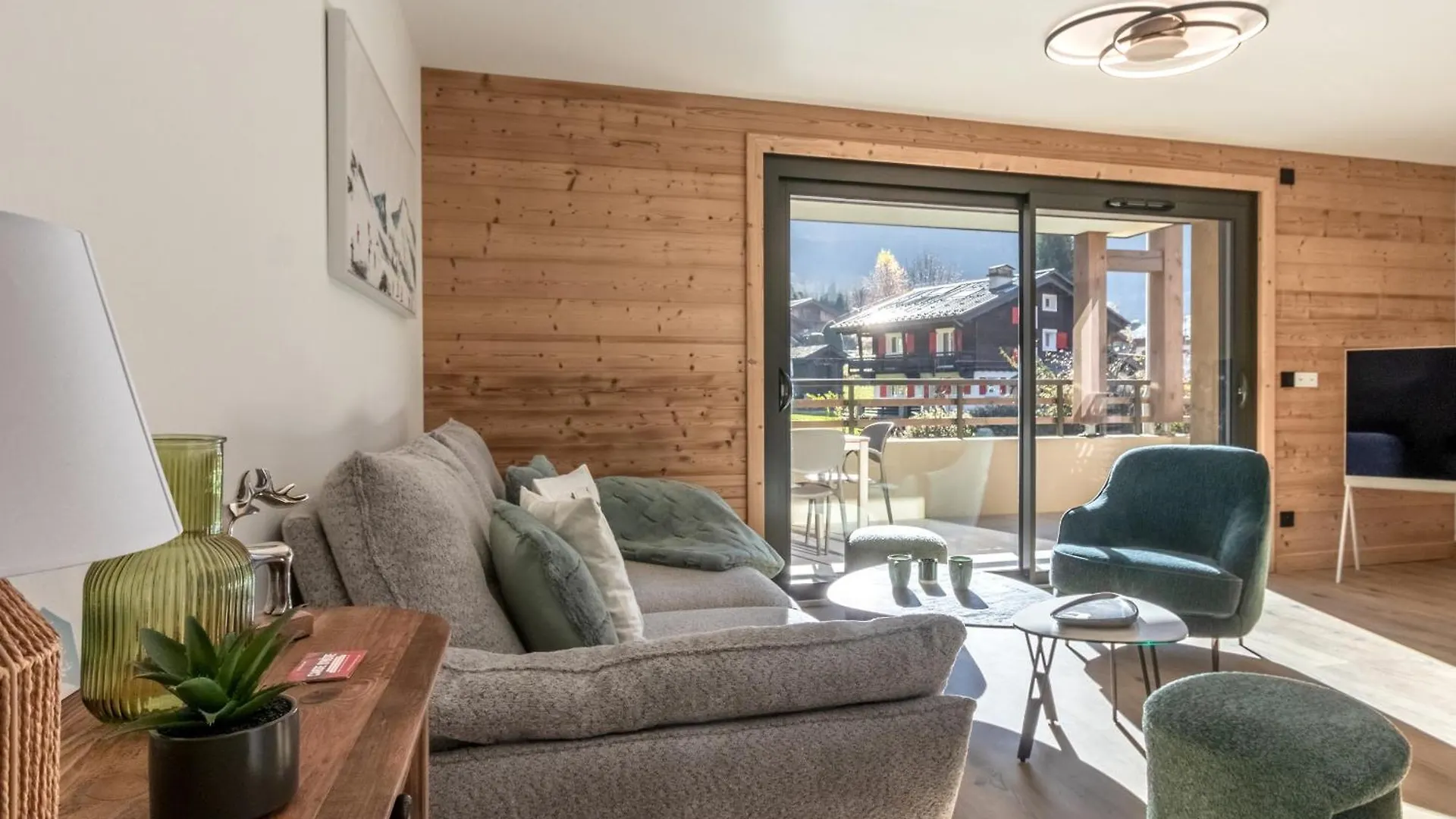 Les Cosmiques - Grande Terrasse - Vue Mont Blanc Apartment Les Houches
