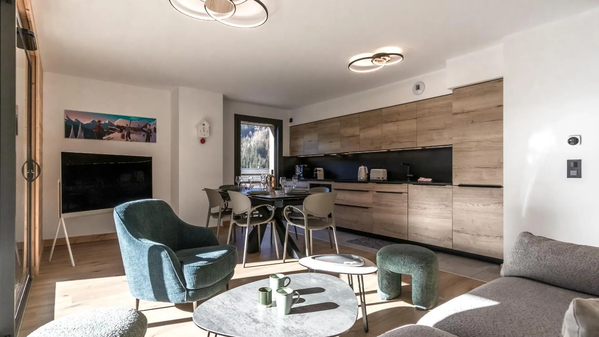 Les Cosmiques - Grande Terrasse - Vue Mont Blanc Apartment Les Houches